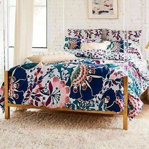 RARE ANTHROPOLOGIE LIBERTY BLOOM QUEEN DUVET COVER NWT